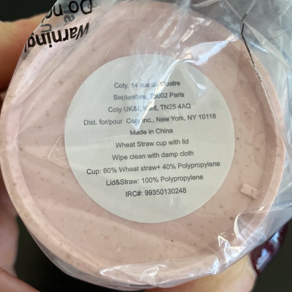 New In The Package Reuseable Cup And Straw - Picture 4 of 4